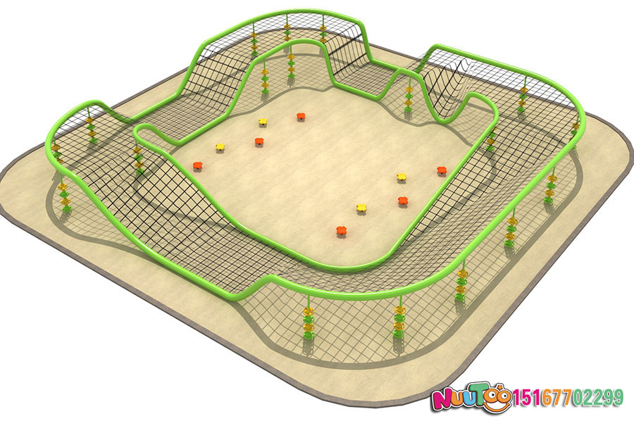 兒童游樂場(chǎng)引領(lǐng)新動(dòng)力設(shè)備：功能繩網(wǎng)攀爬