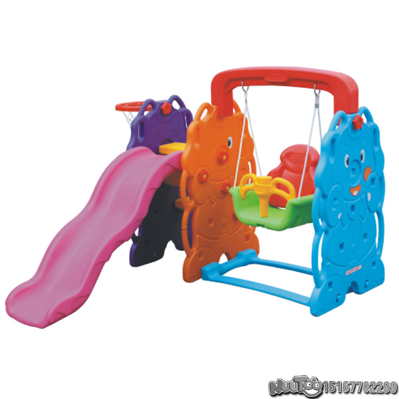 室內(nèi)塑料組合滑梯，安裝是親子互動(dòng)的好選擇！