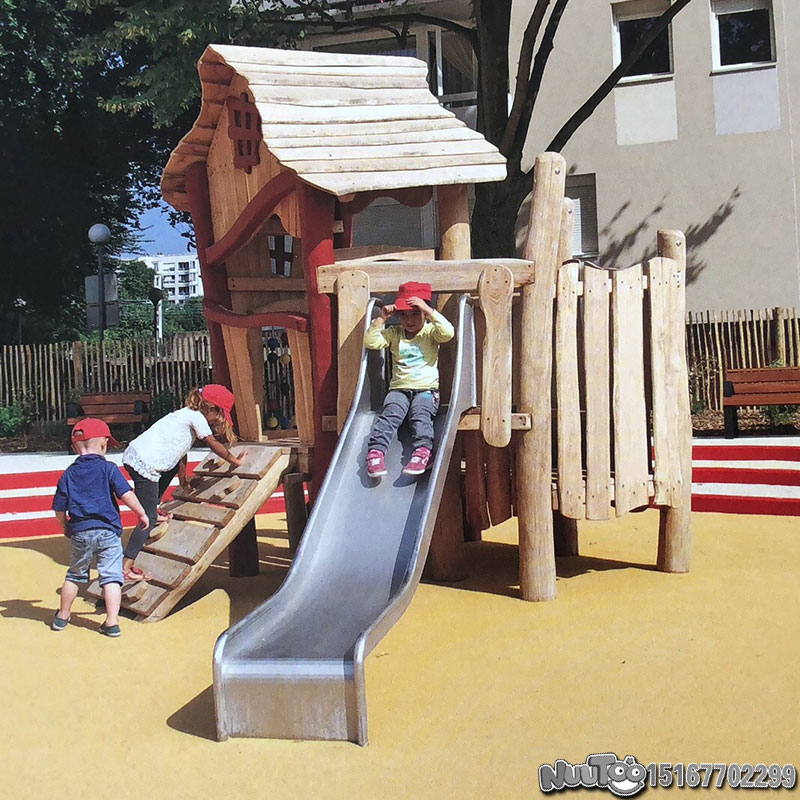 木質滑梯不能滑了怎么處理