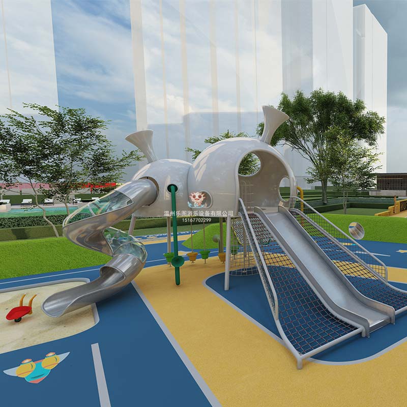 原木兒童游樂設(shè)施組合滑梯有哪些優(yōu)點？