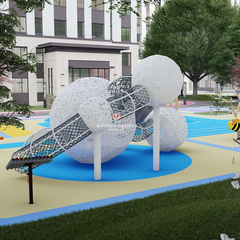 大型戶外組合滑梯多少錢一套？如何區(qū)分？