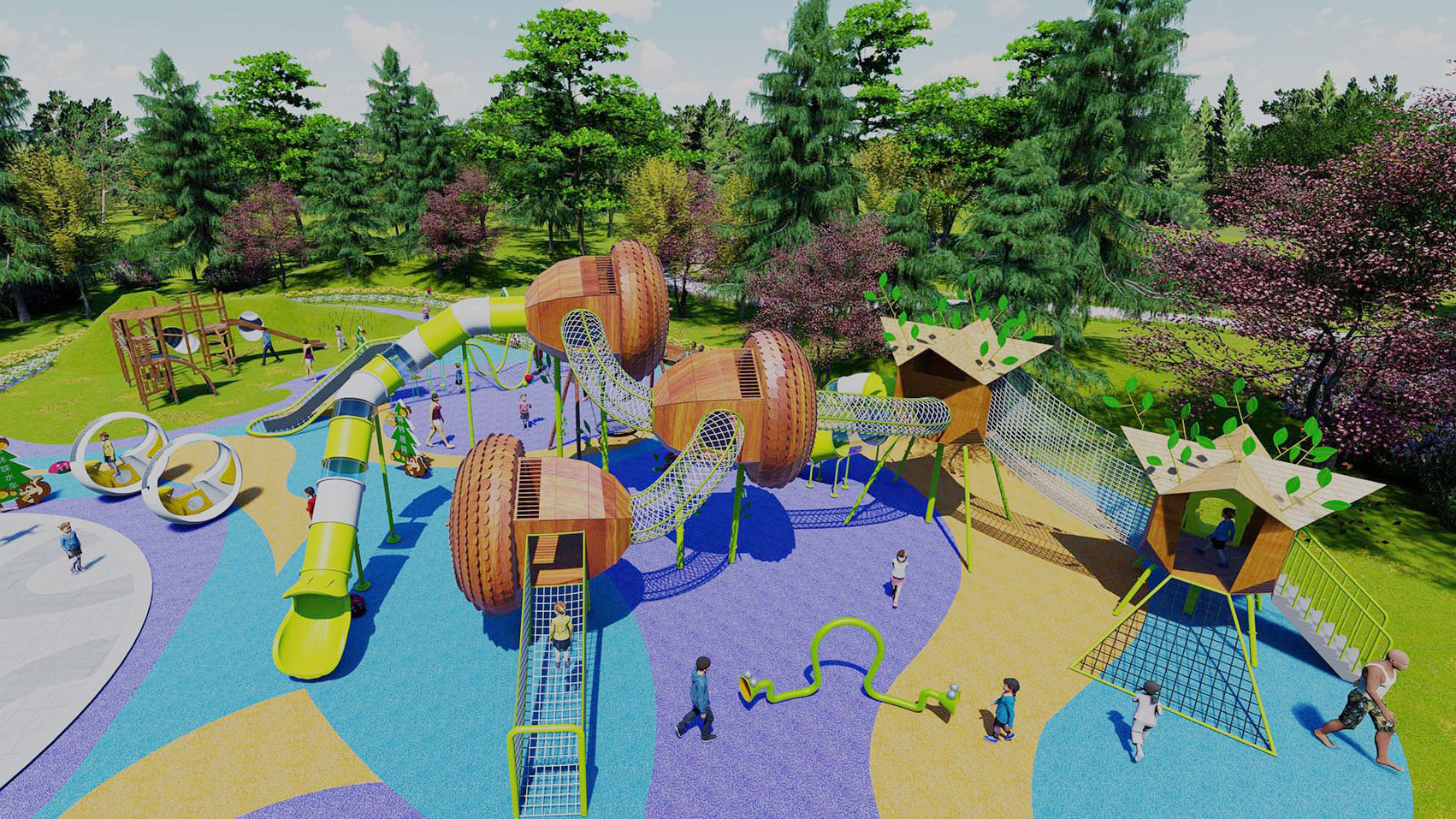 戶外景區(qū)木質游樂設備有哪些？